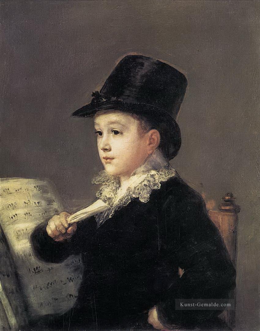 Porträt von Mariano Goya Francisco de Goya Ölgemälde